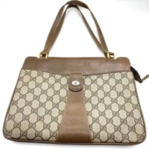 Gucci Beige and Brown Shoulder Bag